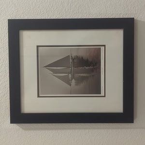 Framed Photograph Rosenfeld Collection Black and White Sachem1925 Mystic Seaport